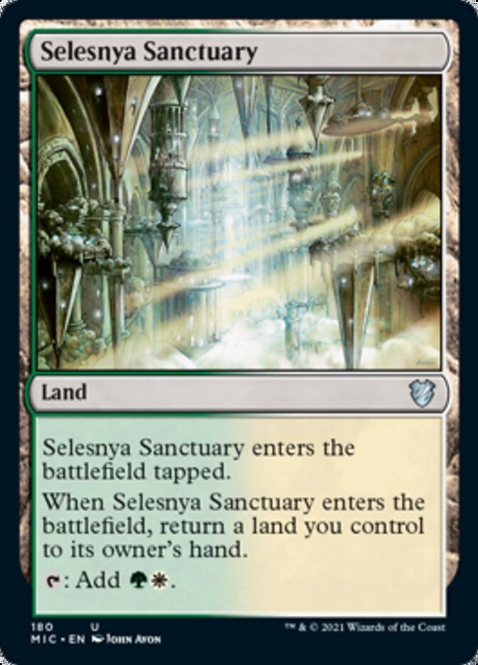 Selesnya Sanctuary [Innistrad: Midnight Hunt Commander] | Dumpster Cat Games