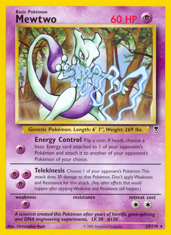 Mewtwo (29/110) [Legendary Collection] | Dumpster Cat Games