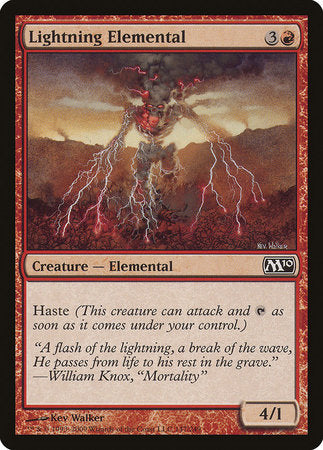 Lightning Elemental [Magic 2010] | Dumpster Cat Games