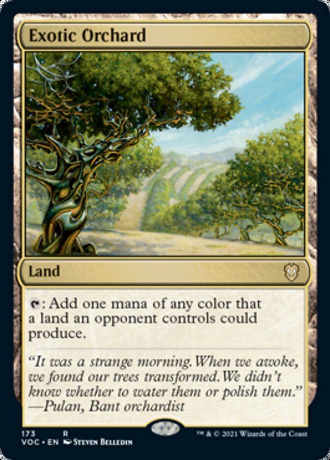 Exotic Orchard [Innistrad: Crimson Vow Commander] | Dumpster Cat Games