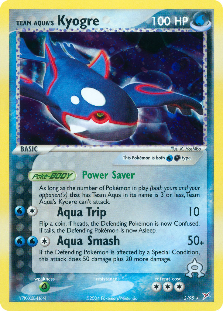 Team Aqua's Kyogre (3/95) (Theme Deck Exclusive) [EX: Team Magma vs Team Aqua] | Dumpster Cat Games