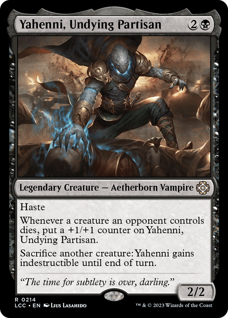 Yahenni, Undying Partisan [The Lost Caverns of Ixalan Commander] | Dumpster Cat Games