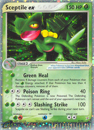 Sceptile ex (93/95) [EX: Team Magma vs Team Aqua] | Dumpster Cat Games