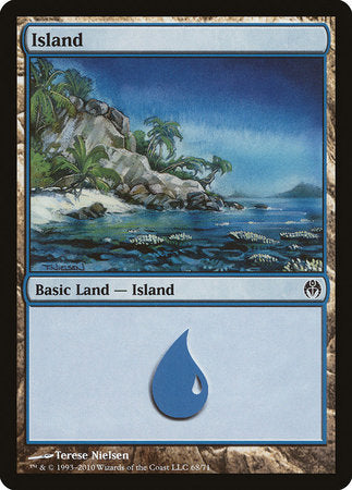 Island (68) [Duel Decks: Phyrexia vs. the Coalition] | Dumpster Cat Games