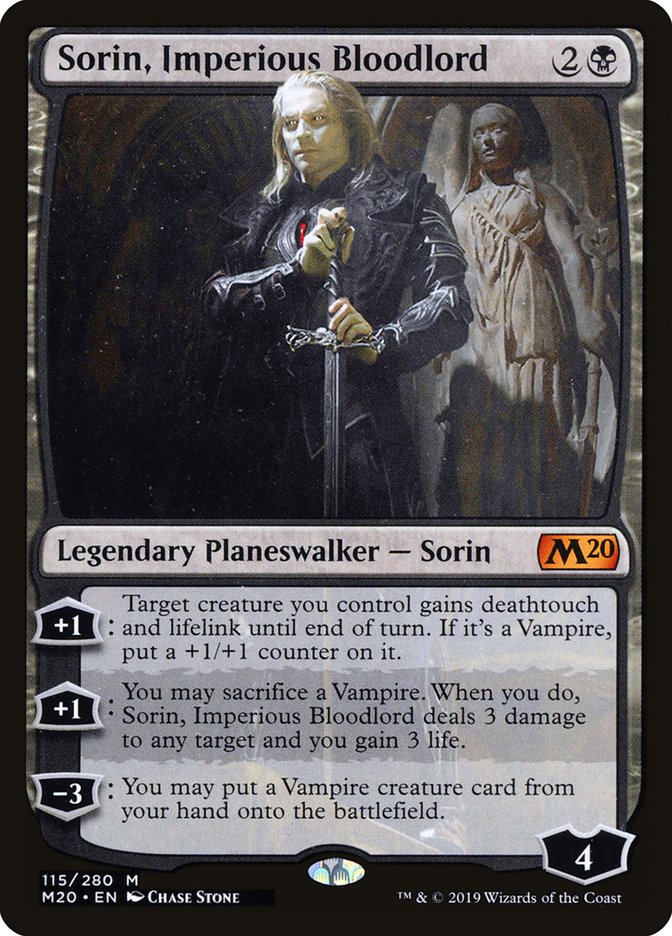 Sorin, Imperious Bloodlord [Core Set 2020] | Dumpster Cat Games