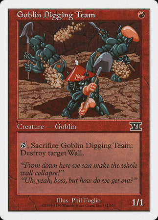 Goblin Digging Team [Classic Sixth Edition] | Dumpster Cat Games