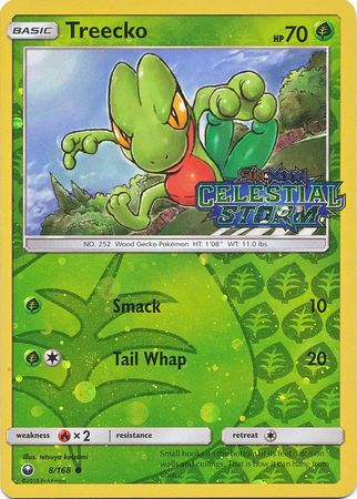 Treecko (8/168) (Toys R Us Exclusive) [Sun & Moon: Celestial Storm] | Dumpster Cat Games