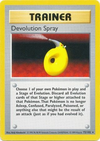 Devolution Spray (72/102) [Base Set Shadowless Unlimited] | Dumpster Cat Games