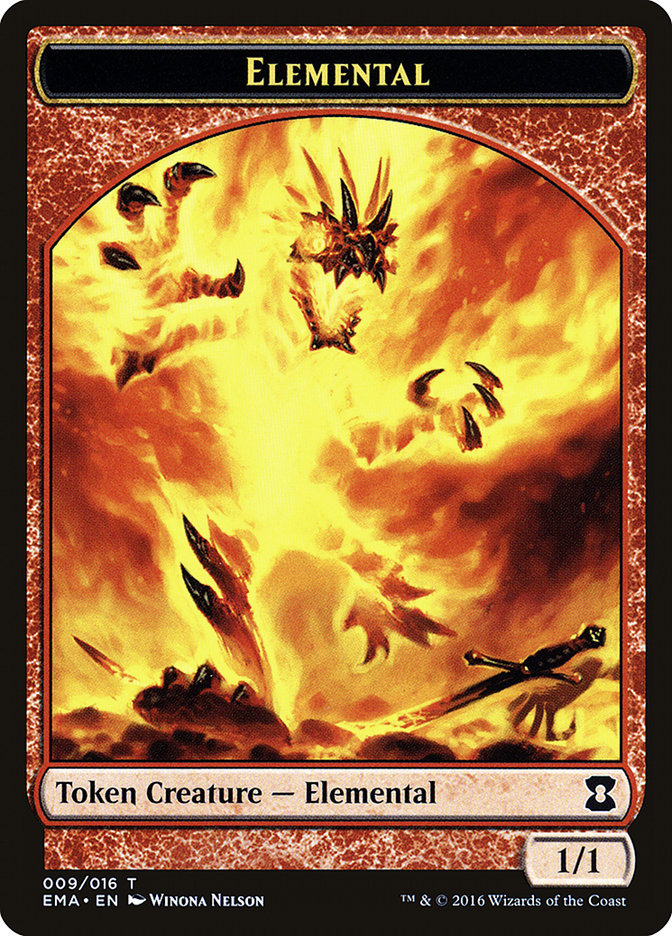 Elemental (009/016) [Eternal Masters Tokens] | Dumpster Cat Games