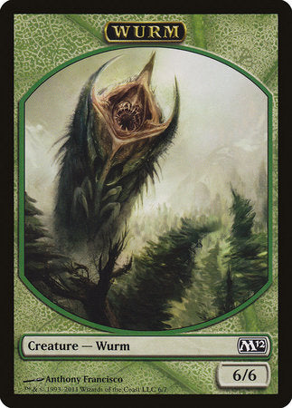 Wurm Token [Magic 2012 Tokens] | Dumpster Cat Games