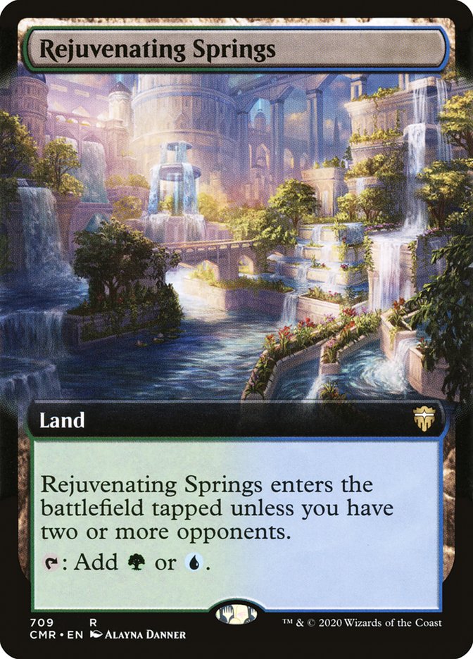 Rejuvenating Springs (Extended) [Commander Legends] | Dumpster Cat Games