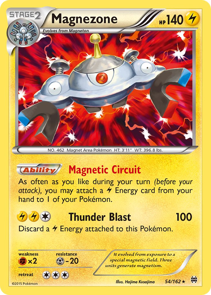 Magnezone (54/162) (Theme Deck Exclusive) [XY: BREAKthrough] | Dumpster Cat Games