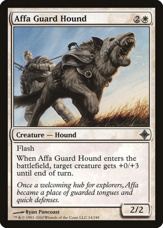 Affa Guard Hound [Rise of the Eldrazi] | Dumpster Cat Games