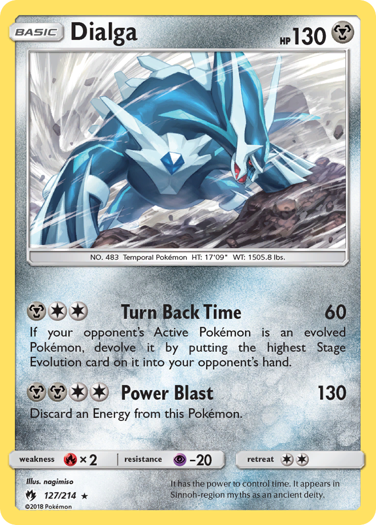 Dialga (127/214) [Sun & Moon: Lost Thunder] | Dumpster Cat Games