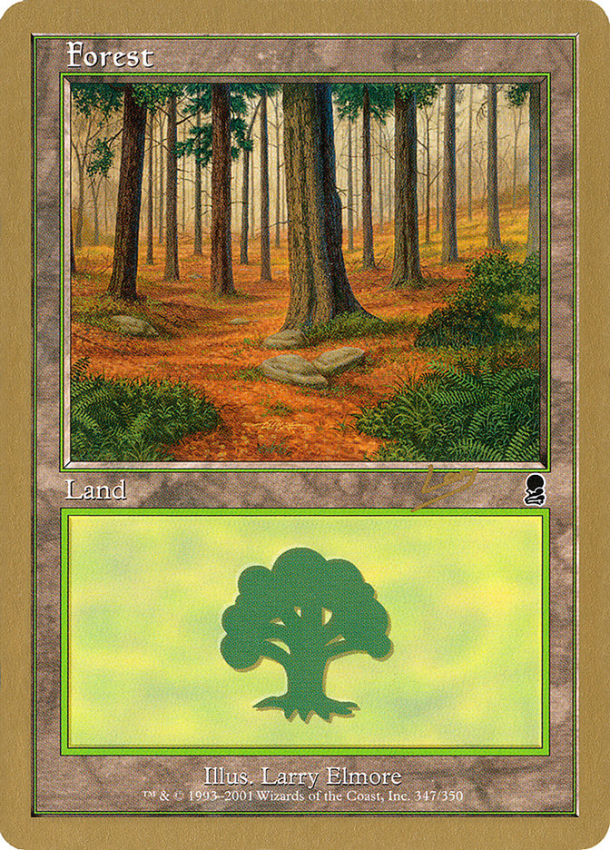 Forest (rl347) (Raphael Levy) [World Championship Decks 2002] | Dumpster Cat Games