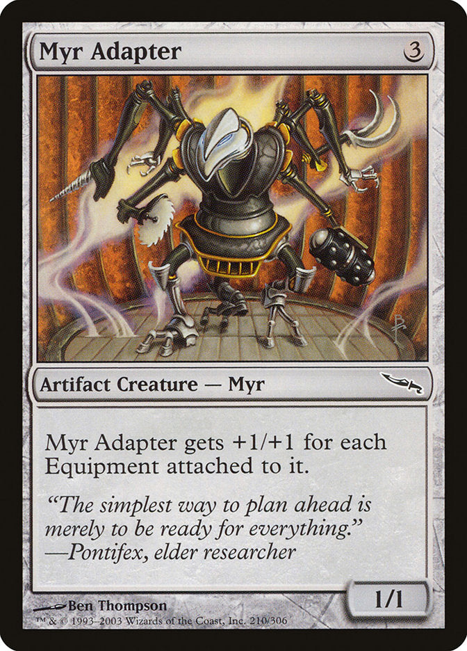 Myr Adapter [Mirrodin] | Dumpster Cat Games