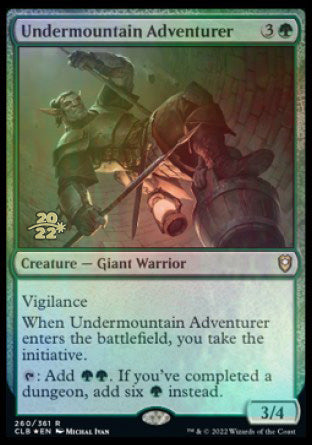 Undermountain Adventurer [Commander Legends: Battle for Baldur's Gate Prerelease Promos] | Dumpster Cat Games