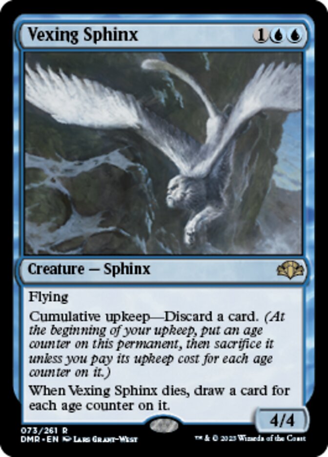 Vexing Sphinx [Dominaria Remastered] | Dumpster Cat Games