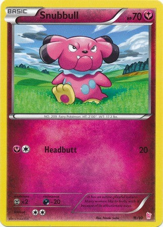 Snubbull (11/30) [XY: Trainer Kit - Sylveon] | Dumpster Cat Games