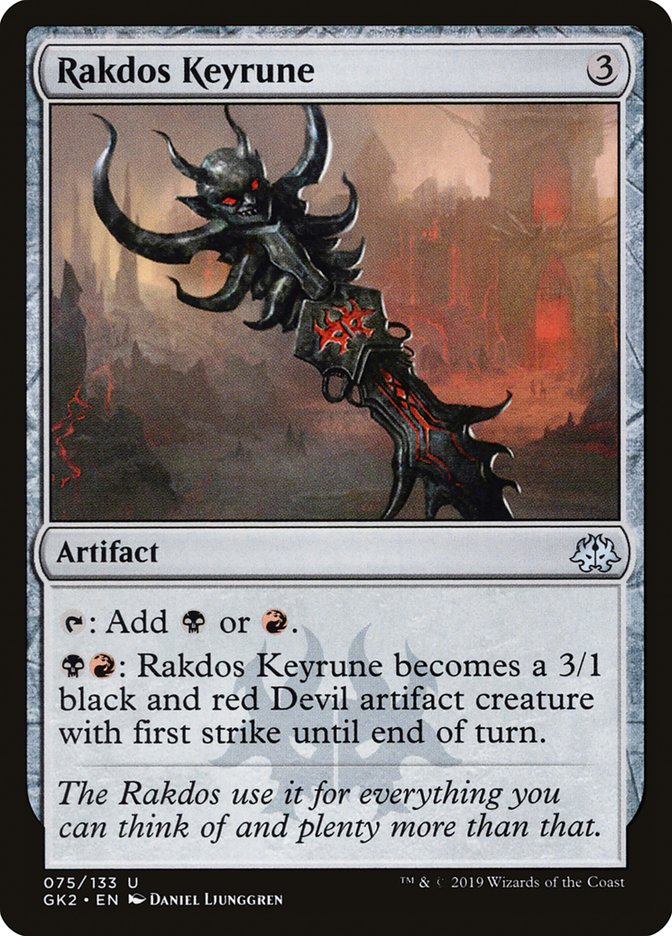 Rakdos Keyrune [Ravnica Allegiance Guild Kit] | Dumpster Cat Games