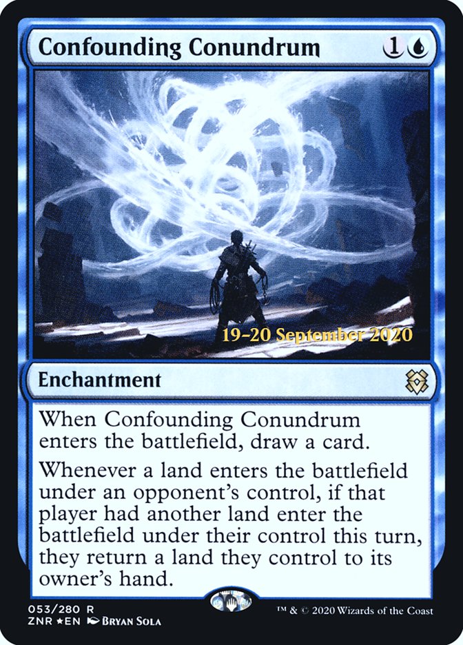 Confounding Conundrum  [Zendikar Rising Prerelease Promos] | Dumpster Cat Games