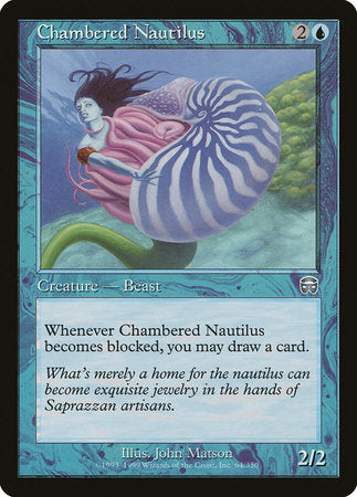 Chambered Nautilus [Mercadian Masques] | Dumpster Cat Games