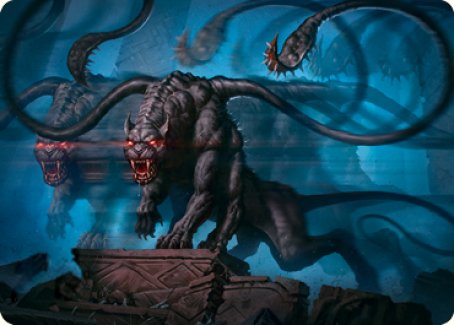 Displacer Beast Art Card [Dungeons & Dragons: Adventures in the Forgotten Realms Art Series] | Dumpster Cat Games