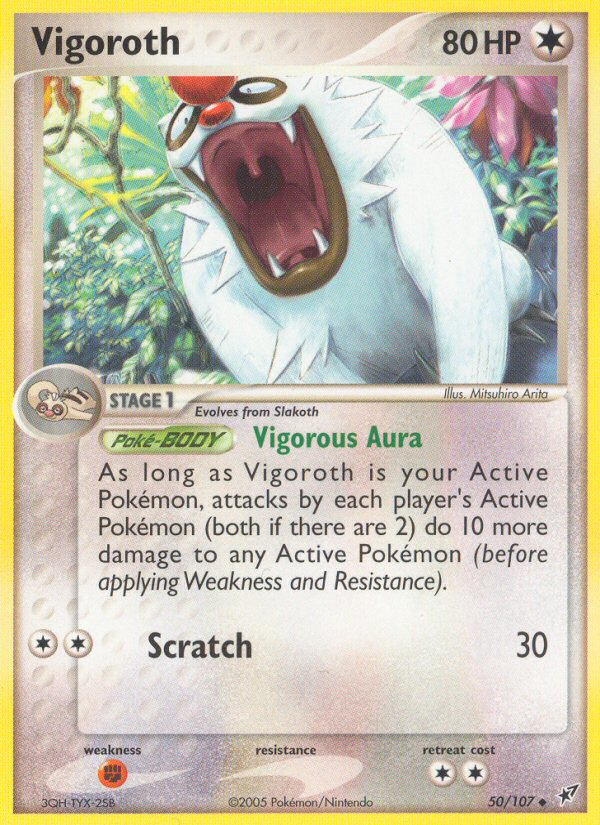 Vigoroth (50/107) [EX: Deoxys] | Dumpster Cat Games