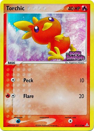 Torchic (83/110) (Stamped) [EX: Holon Phantoms] | Dumpster Cat Games