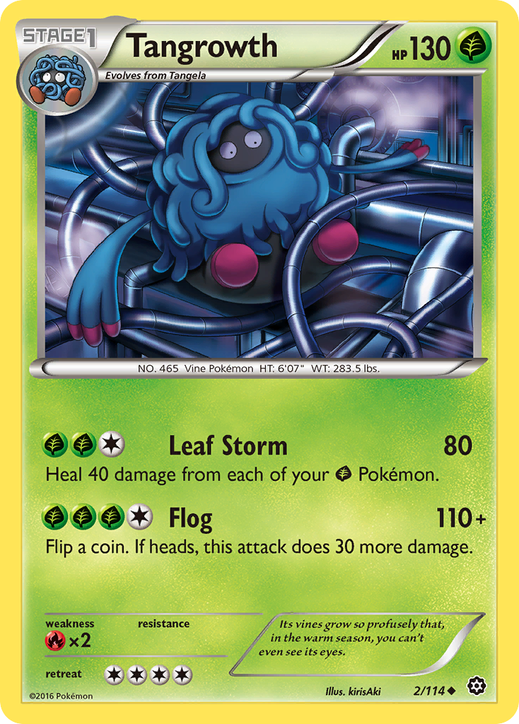 Tangrowth (2/114) [XY: Steam Siege] | Dumpster Cat Games