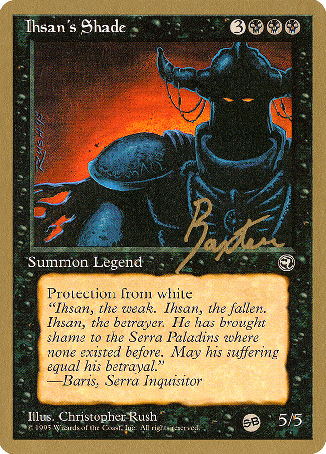 Ihsan's Shade (George Baxter) (SB) [Pro Tour Collector Set] | Dumpster Cat Games