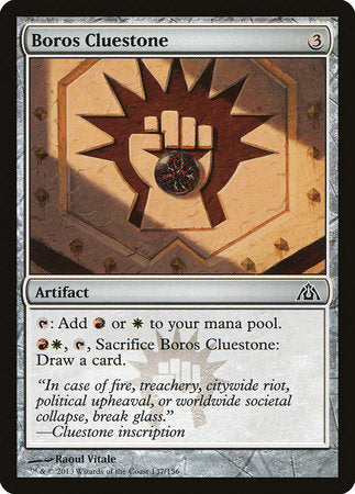 Boros Cluestone [Dragon's Maze] | Dumpster Cat Games