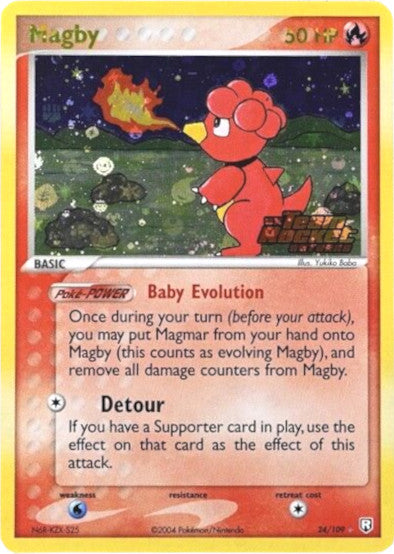 Magby (24/109) (Stamped) [EX: Team Rocket Returns] | Dumpster Cat Games