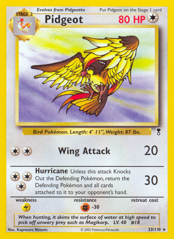 Pidgeot (33/110) [Legendary Collection] | Dumpster Cat Games