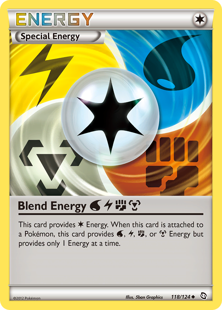 Blend Energy WaterLightningFightingMetal (118/124) [Black & White: Dragons Exalted] | Dumpster Cat Games