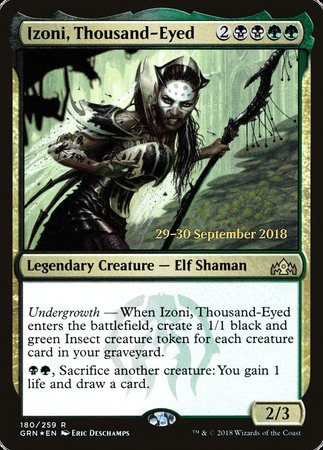 Izoni, Thousand-Eyed [Guilds of Ravnica Promos] | Dumpster Cat Games