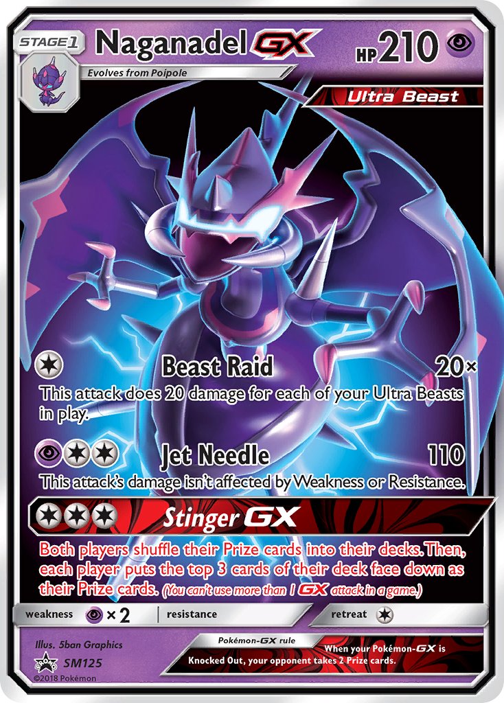 Naganadel GX (SM125) [Sun & Moon: Black Star Promos] | Dumpster Cat Games