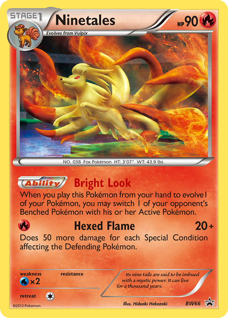 Ninetales (BW66) [Black & White: Black Star Promos] | Dumpster Cat Games