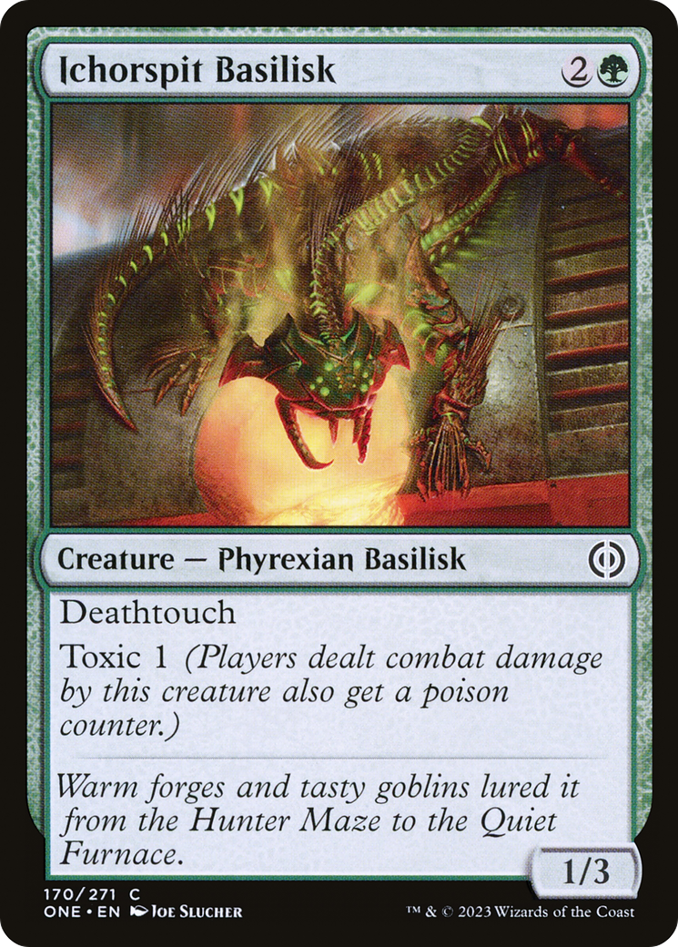 Ichorspit Basilisk [Phyrexia: All Will Be One] | Dumpster Cat Games