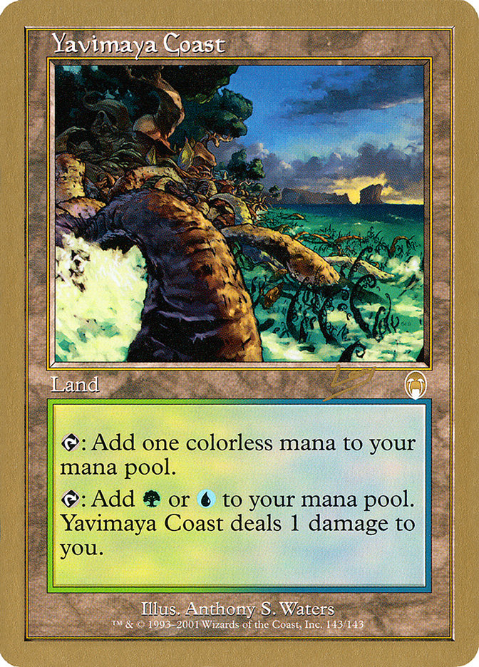 Yavimaya Coast (Raphael Levy) [World Championship Decks 2002] | Dumpster Cat Games