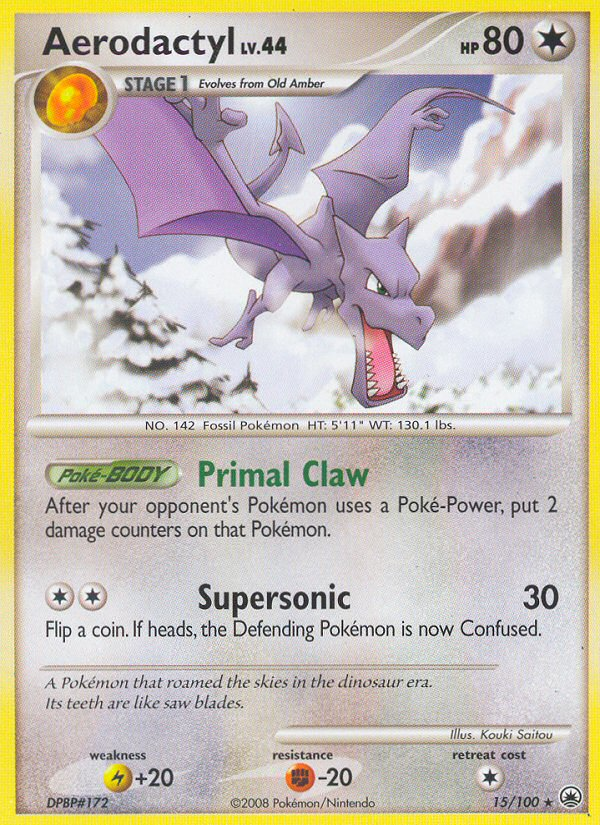 Aerodactyl (15/100) [Diamond & Pearl: Majestic Dawn] | Dumpster Cat Games