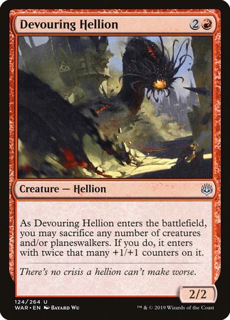 Devouring Hellion [War of the Spark] | Dumpster Cat Games