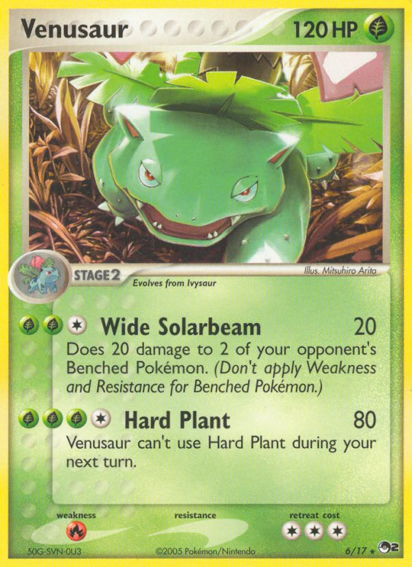 Venusaur (6/17) [POP Series 2] | Dumpster Cat Games