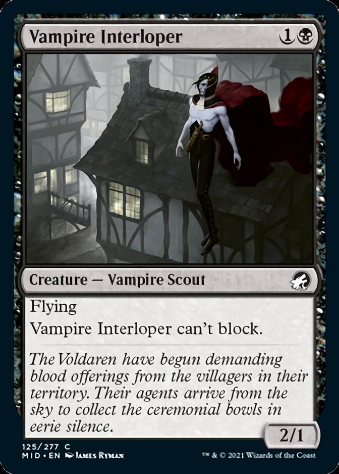 Vampire Interloper [Innistrad: Midnight Hunt] | Dumpster Cat Games