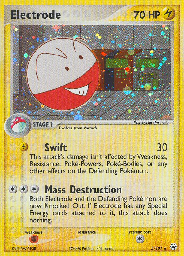 Electrode (5/101) [EX: Hidden Legends] | Dumpster Cat Games