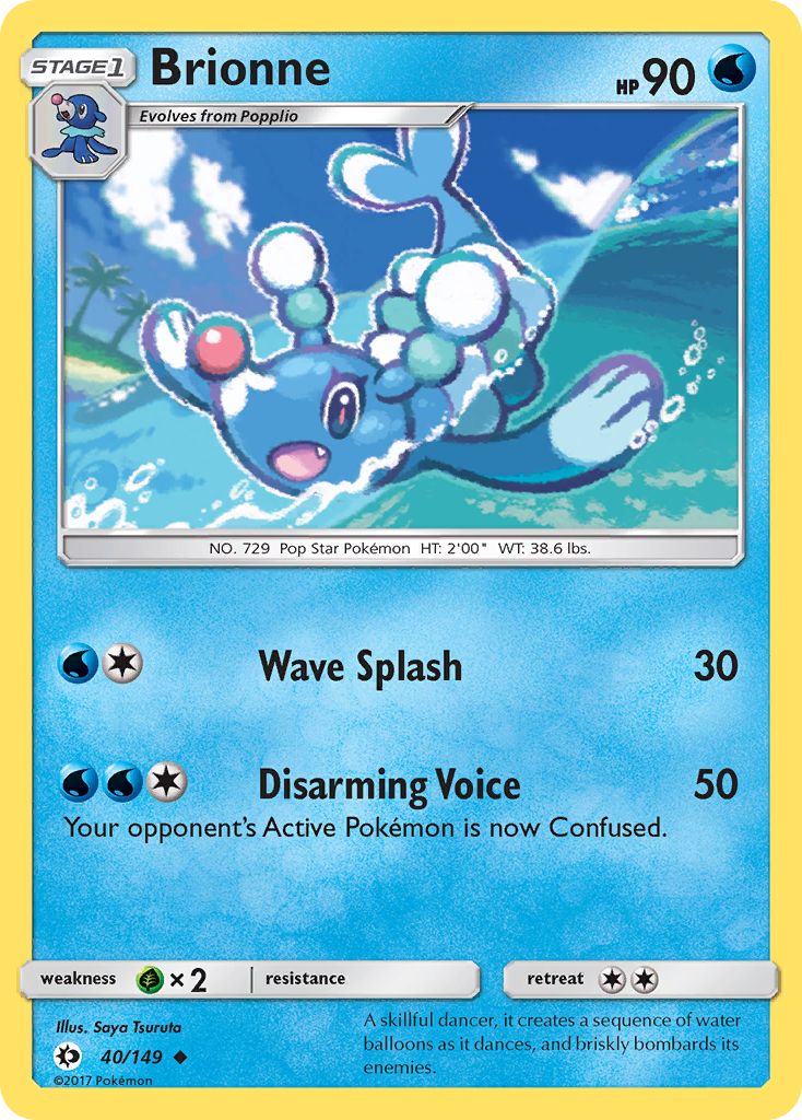 Brionne (40/149) [Sun & Moon: Base Set] | Dumpster Cat Games