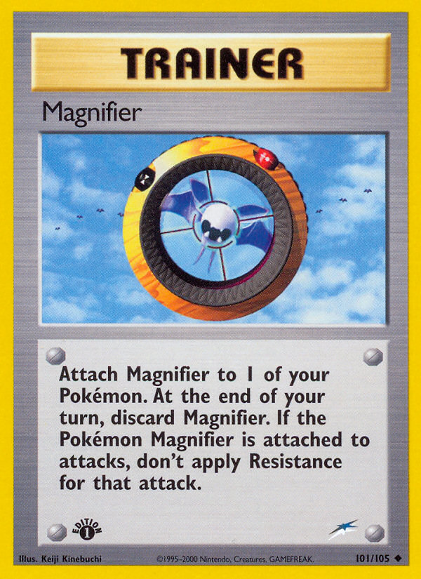 Magnifier (101/105) [Neo Destiny 1st Edition] | Dumpster Cat Games