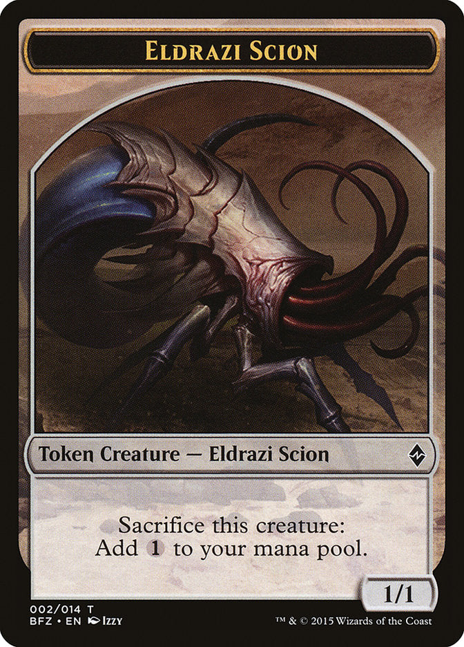 Eldrazi Scion (002/014) [Battle for Zendikar Tokens] | Dumpster Cat Games