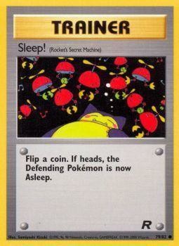 Sleep! (79/82) [Team Rocket Unlimited] | Dumpster Cat Games