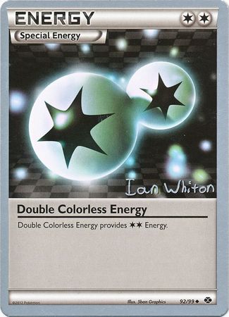 Double Colorless Energy (92/99) (American Gothic - Ian Whiton) [World Championships 2013] | Dumpster Cat Games